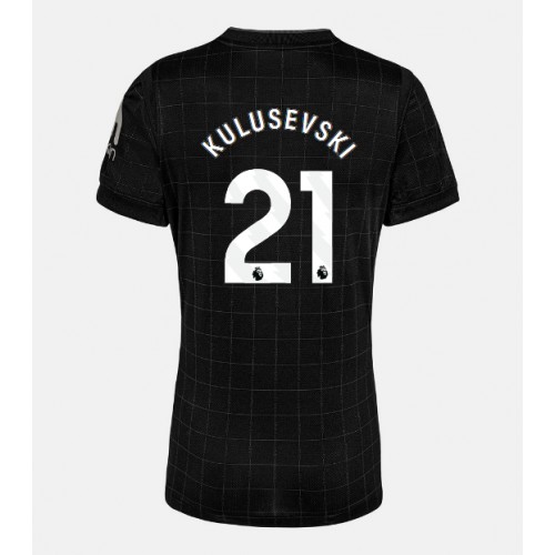 Tottenham Hotspur Dejan Kulusevski #21 Seconda Maglia Femmina 2025-26 Manica Corta
